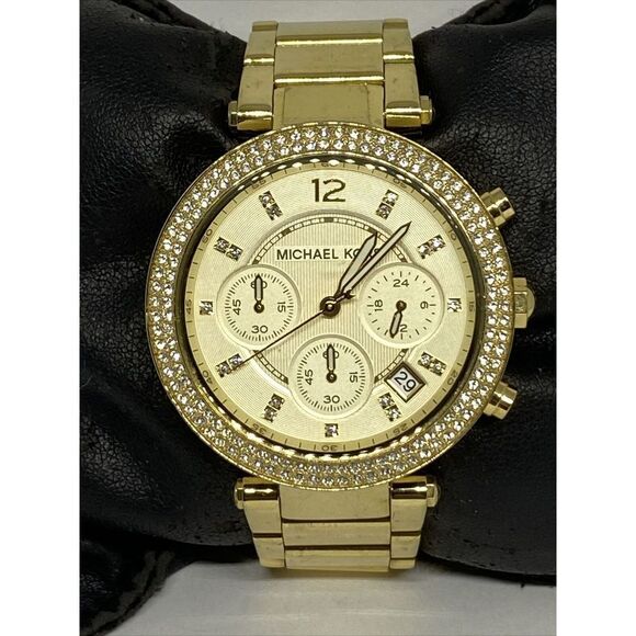 Michael Kors Parker MK5354 Women Stainless Steel Analog Dial Quartz Watch VK687 - Picture 2 of 12